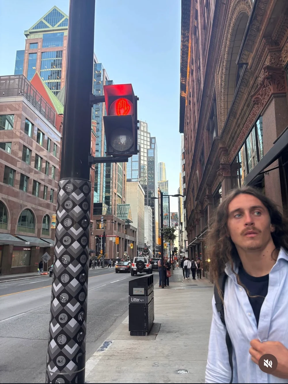 Matthew Maciejewski on a street in Toronto